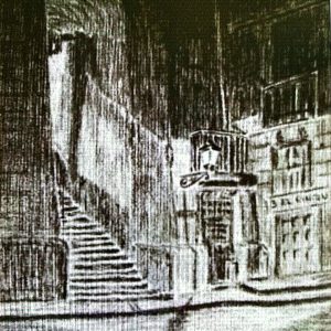 Arco de Cuchilleros (2013)  Carboncillo papel ingres  32x23