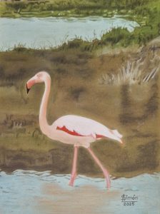 Pintura pastel Angel Simon