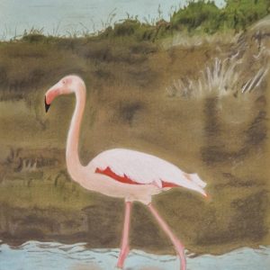 Pintura pastel Angel Simon