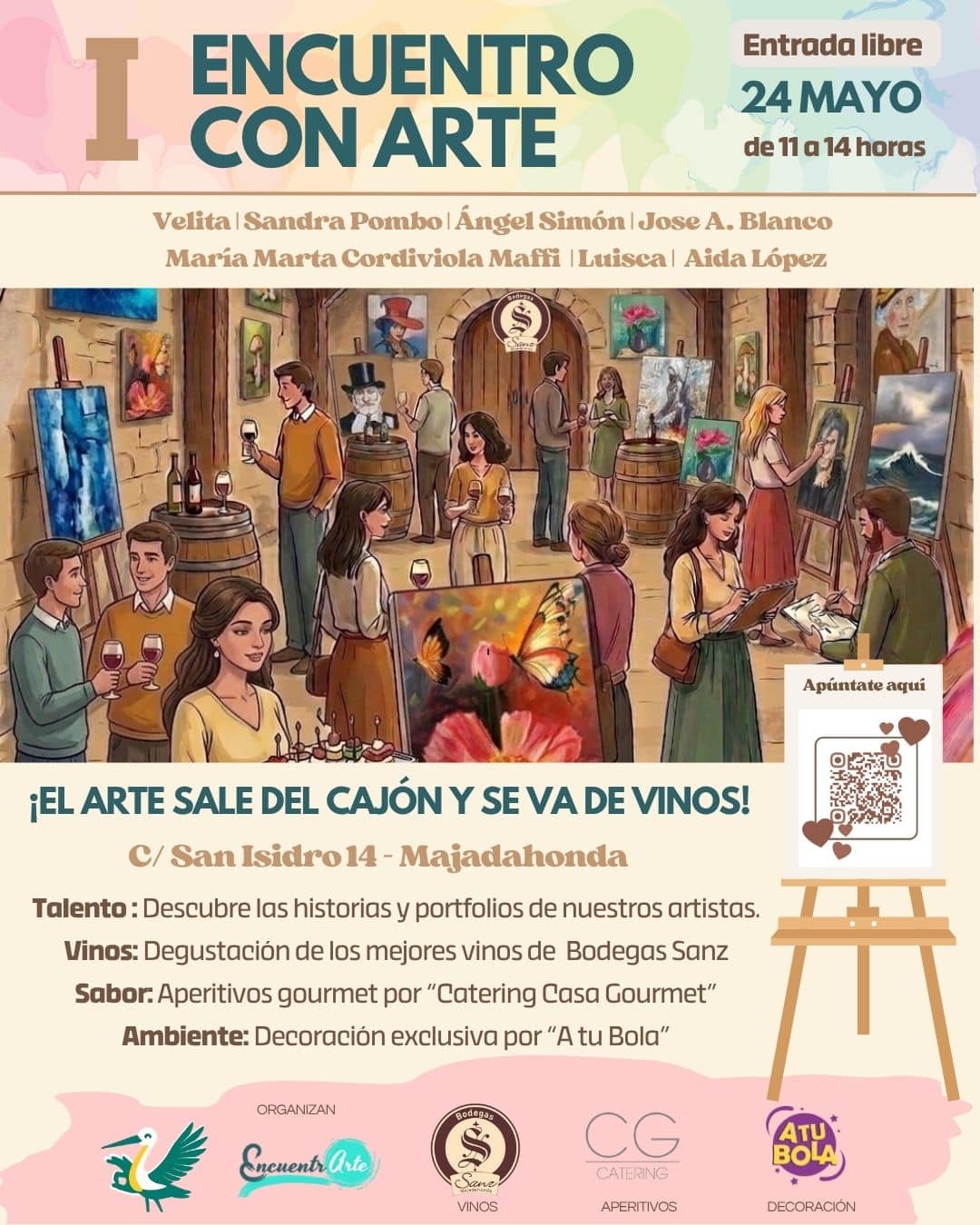 cartel encuentros con arte Post de Instagram 45 2